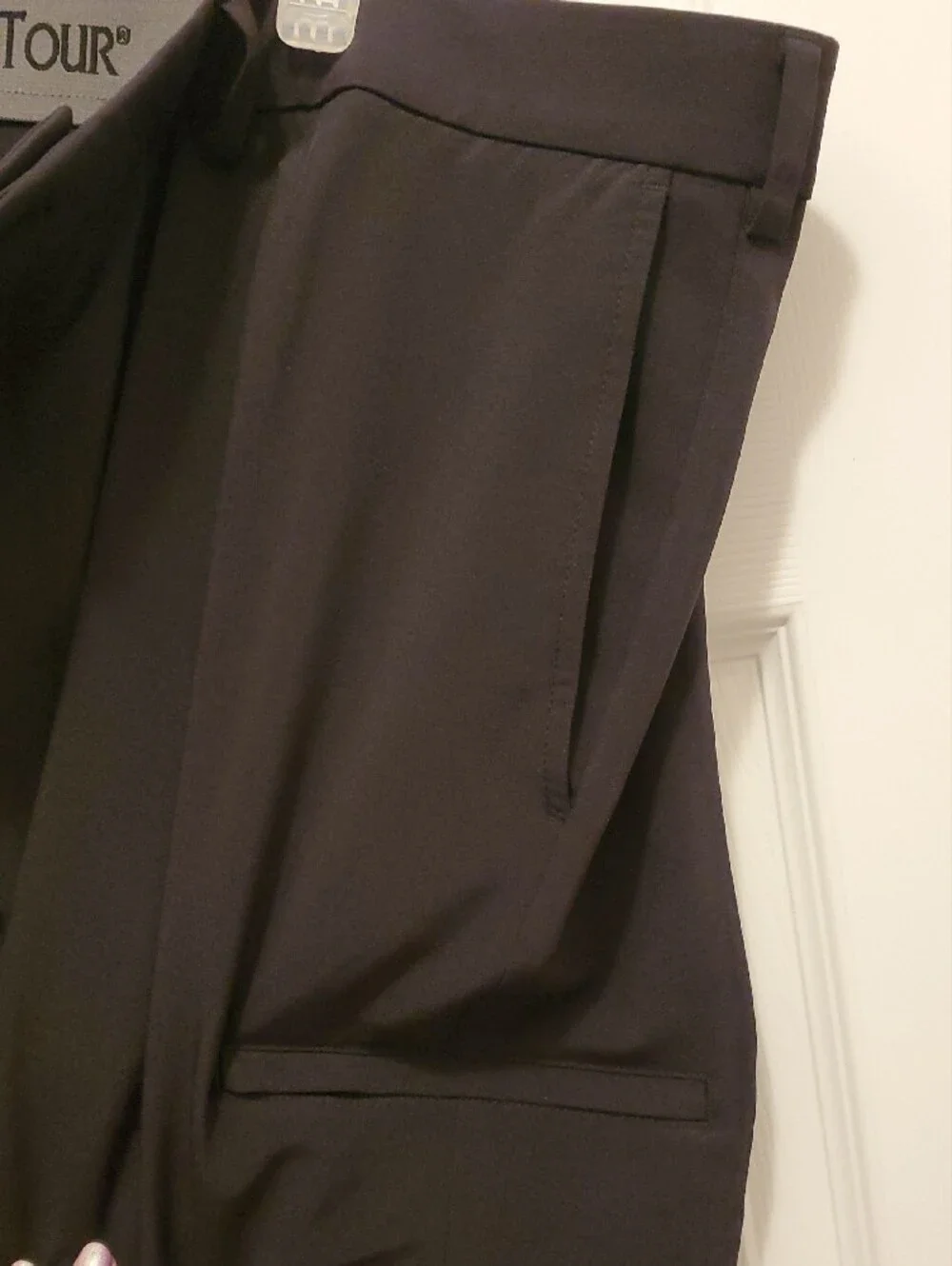 Men's Golf Cargo Shorts 🌻 Black with Utility Pockets ProTour 46